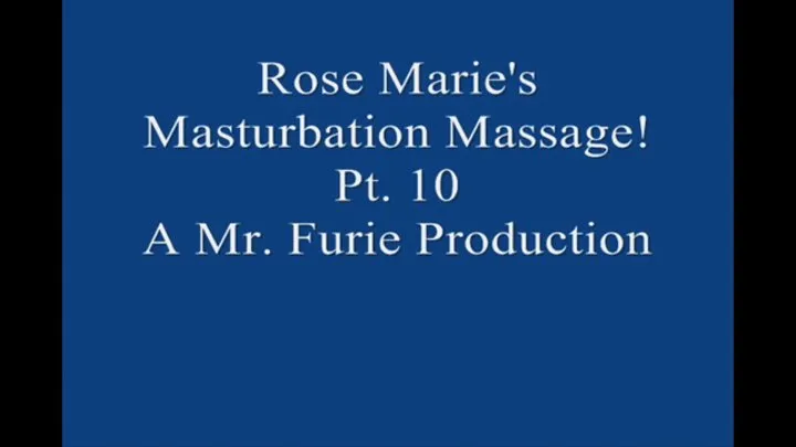 Rose Maries Damsel In Damsel Masturbation Massage! Part 10 Of 10 1920×
