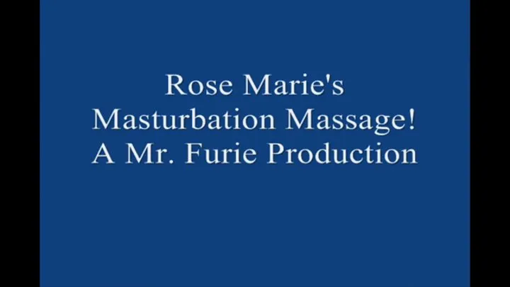 Rose Maries Damsel In Damsel Masturbation Massage! FULL LENGTH 1920× Large File