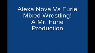 Submissive Alexa Nova Vs Dom Furie In Mixed Wrestling! Mixed File