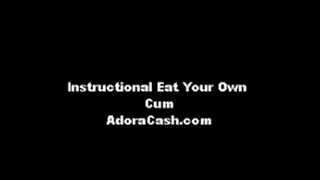 Cum Eating Instructional