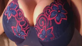 Blue bra on my big cup size!