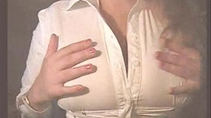 huge tits in tight blouse