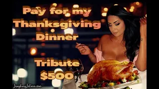 Pay for My Thanksgiving Dinner!