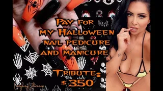 Halloween Pedicure & Manicure Tribute!