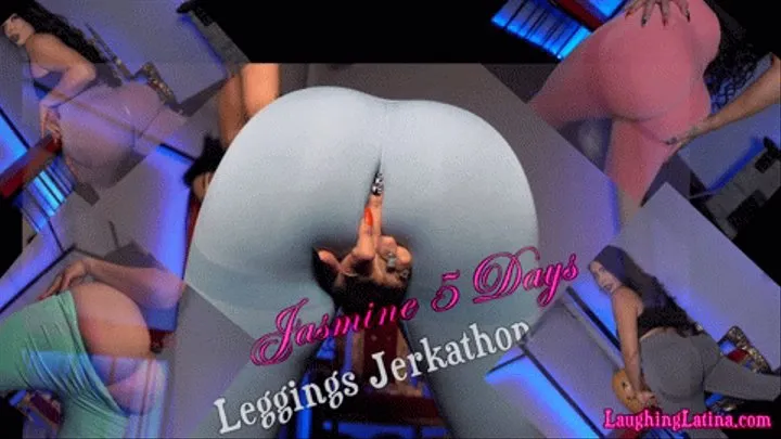 5 Days 5 Colors Leggings Jerkathon - Ass Worship