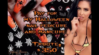 Halloween Pedicure & Manicure Tribute
