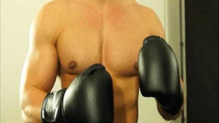 SESSION WITH BOXING BIG HUNK COP - -120