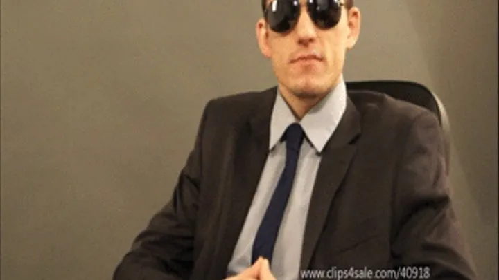 YOUNG BUSINESSMAN SPITS ON YOUR NOTEBOOK - -051