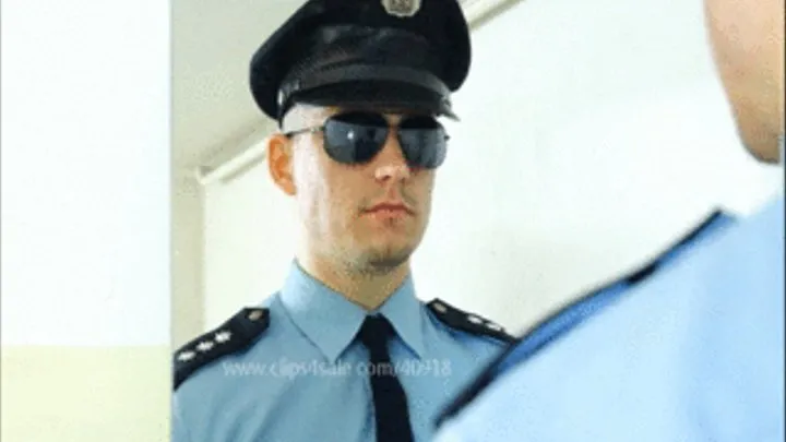 COP SPITS ON MIRROR AND ON YOU - -028