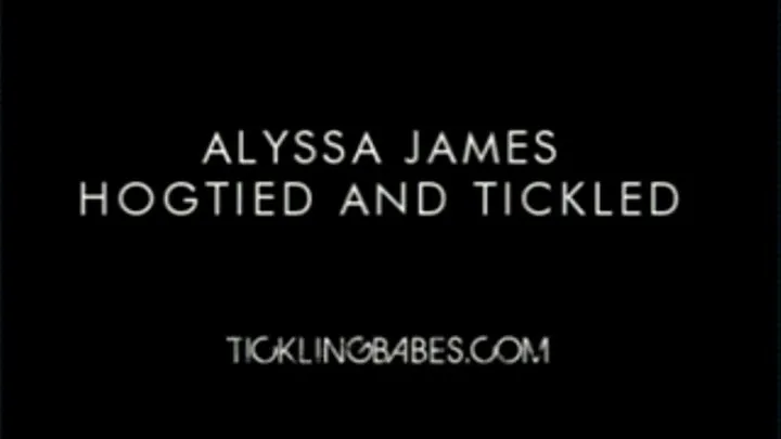 Alyssa James Hogtied and Tickled