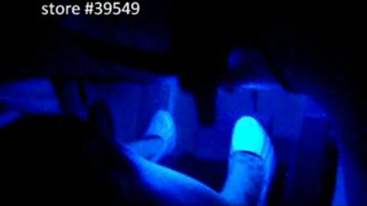 Glowing HeeLs under black light BMW