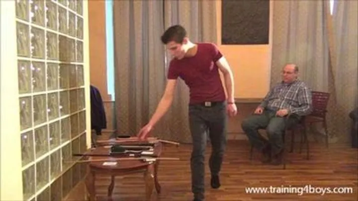 STRIP TEASE SPANKING - LUKAS LIZ. vt