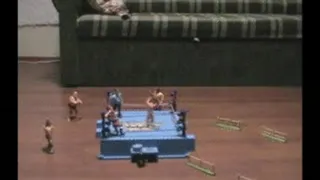 Dan wrestling match vs The Bad Guys