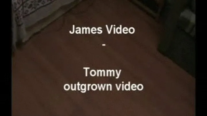 Tommy try old jeans - outgrown