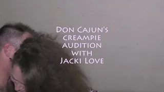 Don Cajun's creampie audition