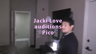 Jacki Love auditions hairy beefy latin cub, Pico 540p