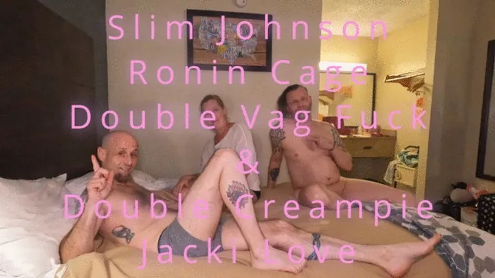 Jacki DVP'd and Double creampied by Slim and Ronin