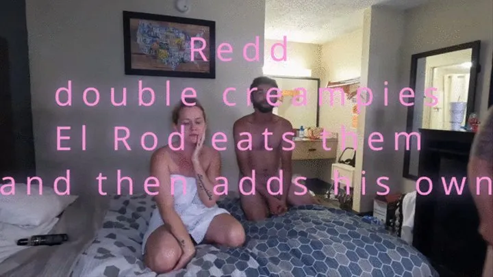 Redd double creampies Jacki, ElRod Travis creampies and tongue cleans