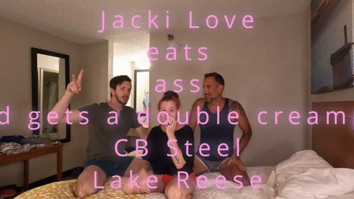 Lake Reese and CB Steel Double Creampie Jacki Love