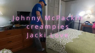 Johnny McPackin's creampie audition with Jacki Love