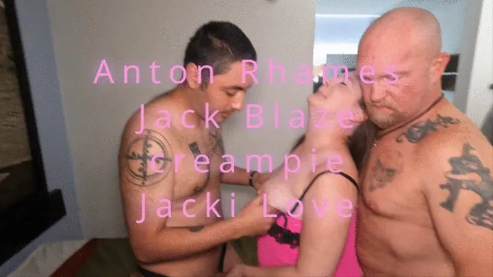 Jack Blaze and Anton Rhames creampie me and go a lil bi