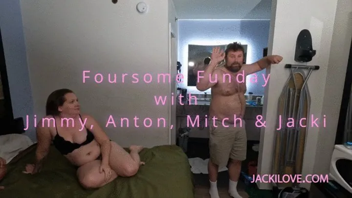 New Guy, Jimmy joins in with Anton and Mitch for some 4some fun