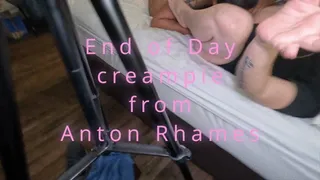 End of Day Creampie from Anton Rhames for Jacki Love