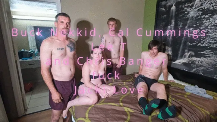 Jacki's June 4 Guy, 3 creampie gangbang