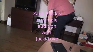 Zane Black's creampie audition with Jacki Love