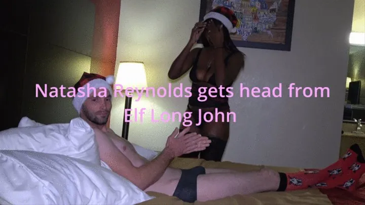 Natasha Reynolds gets head and a creampie from Elf Long John