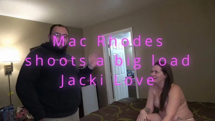 Beefy Mac Rhodes cums all over Jacki Love