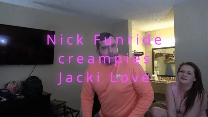 Nick Funride's creampie audition with Jacki Love