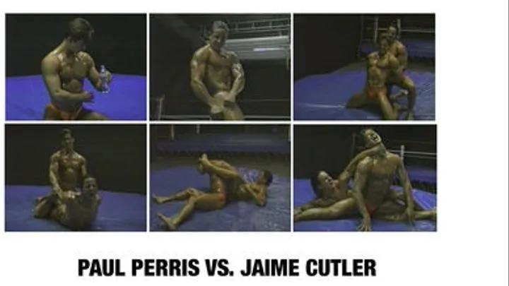 CANADIAN MUSCLEHUNK OIL WRESTLING 4 BOUT 4 PAUL PERRIS VS. JAIME CUTLER Quicktime .