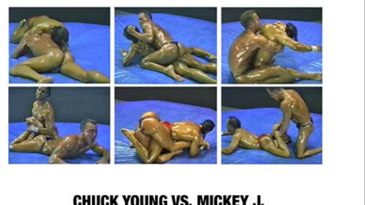 CANADIAN MUSCLEHUNK OIL WRESTLING 5 BOUT 1 CHUCK YOUNG VS. MICKEY J. Quicktime .