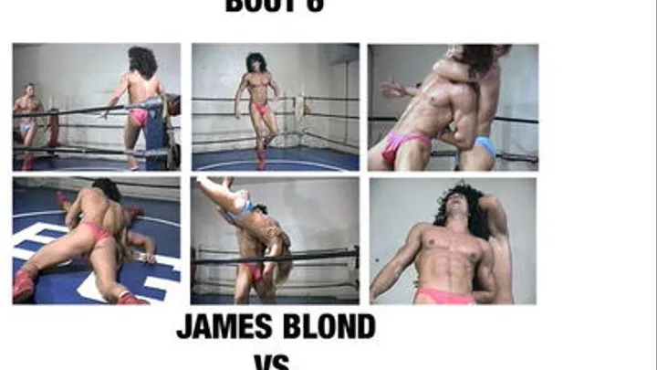 CANADIAN MUSCLEHUNK WRESTLING 8 BOUT 6 JAMES BLOND VS. JAMES RYAN Quicktime .