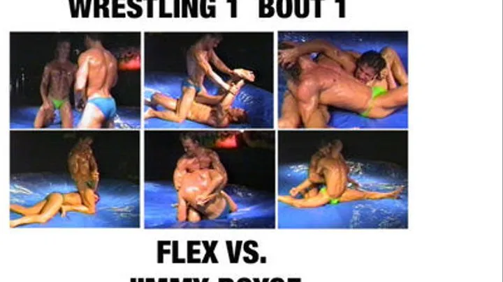 CANADIAN MUSCLEHUNK OIL WRESTLING 1 BOUT 1 FLEX VS. JIMMY ROYCE Quicktime .