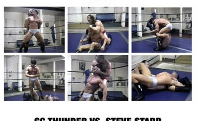 HOLLYWOOD MUSCLEHUNK WRESTLING 2 BOUT 2 CC THUNDER VS. STEVE STARR Quicktime .