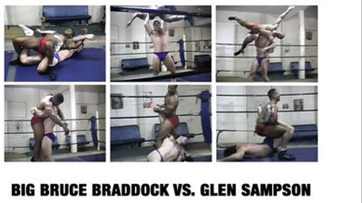 HOLLYWOOD MUSCLEHUNK WRESTLING 2 BOUT 3 BIG BRUCE BRADDOCK VS. GLEN SAMPSON Quicktime .