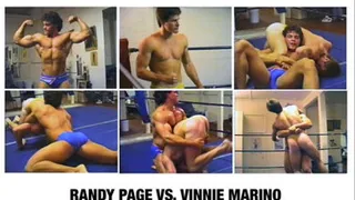 HOLLYWOOD MUSCLEBOY WRESTLING 2 RANDY PAGE VS. VINNIE MARINO BOUT 2 Quicktime .