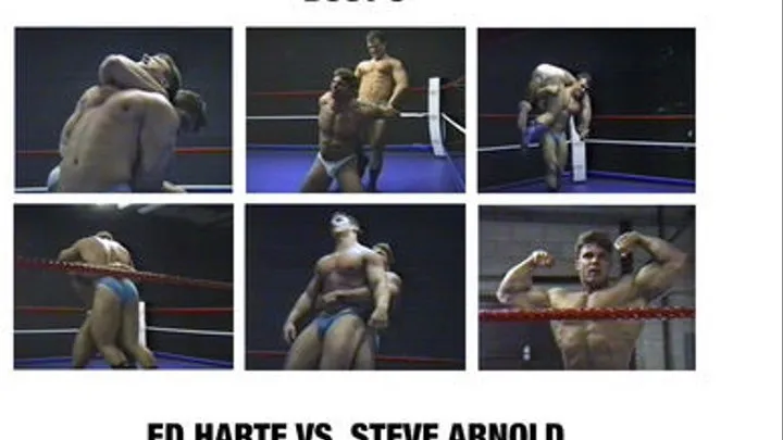 CANADIAN MUSCLEHUNK WRESTLING 4 BOUT 3 ED HARTE VS. STEVE ARNOLD Quicktime .