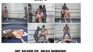 CANADIAN MUSCLEHUNK WRESTLING 5 BOUT 3 VIC SILVER VS. BEAU HOPKINS Quicktime .