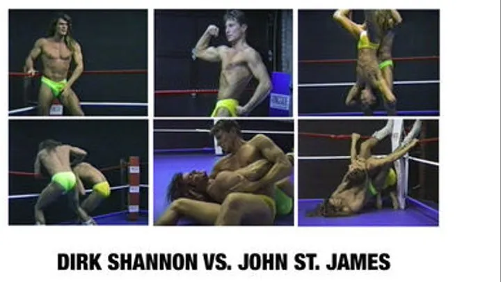 CANADIAN MUSCLEHUNK WRESTLING 5 BOUT 2 DIRK SHANNON VS. JOHN ST. JAMES Quicktime .