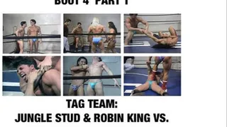 YOUNG MUSCLESTUDS WRESTLING 3 BOUT 4 PART 1 KING/JUNGLE STUD VS. RIKER/MAVERICK Quicktime .