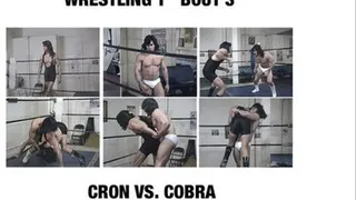 HOLLYWOOD MUSCLEHUNK WRESTLING 1 BOUT 3 CRON VS. COBRA Quicktime .