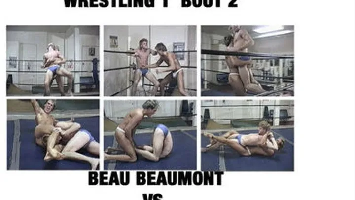 HOLLYWOOD MUSCLEHUNK WRESTLING 1 BOUT 2 BEAU BEAUMONT VS. SEAN CANNON Quicktime .