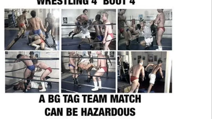 HOLLYWOOD MUSCLEHUNK WRESTLING 4 BOUT 4 TAG TEAM BRAWL Quicktime .