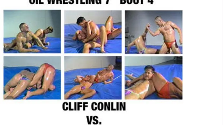 CANADIAN MUSCLEHUNK OIL WRESTLING 7 BOUT 4 CLIFF CONLIN VS. DOUG BRANDON Quicktime .