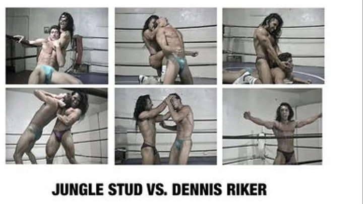 YOUNG MUSCLESTUDS WRESTLING 2 BOUT 4 DENNIS RIKER VS. THE JUNGLE STUD Quicktime .