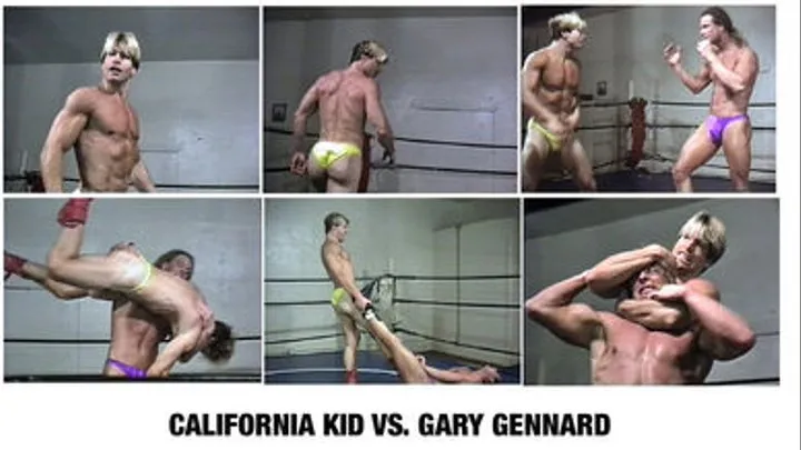 YOUNG MUSCLESTUDS WRESTLING 6 BOUT 1 CALIFORNIA VS. GARY GENNARD Quicktime .