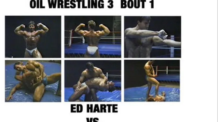 CANADIAN MUSCLEHUNK OIL WRESTLING 3 BOUT 1 ED HARTE VS. MARCO DENETTI Quicktime .